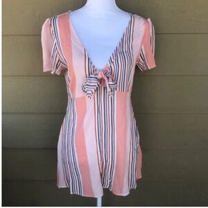 Bodyglove Romper Cover Up Jumpsuit Zip Closure Sz S (NWT)